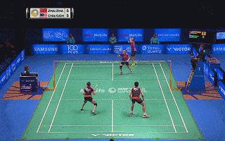 羽毛球应对封网教学,羽毛球双打网前封网技术