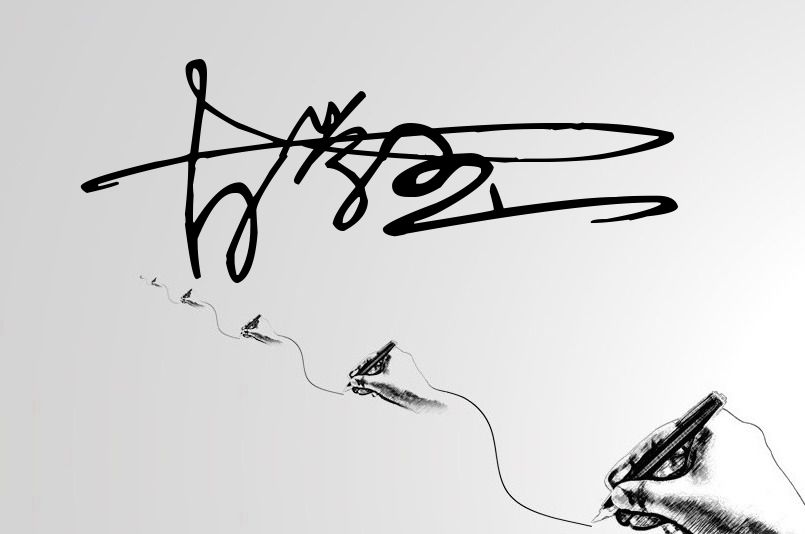 艺术签名不会写怎么办,艺术签名不认识字