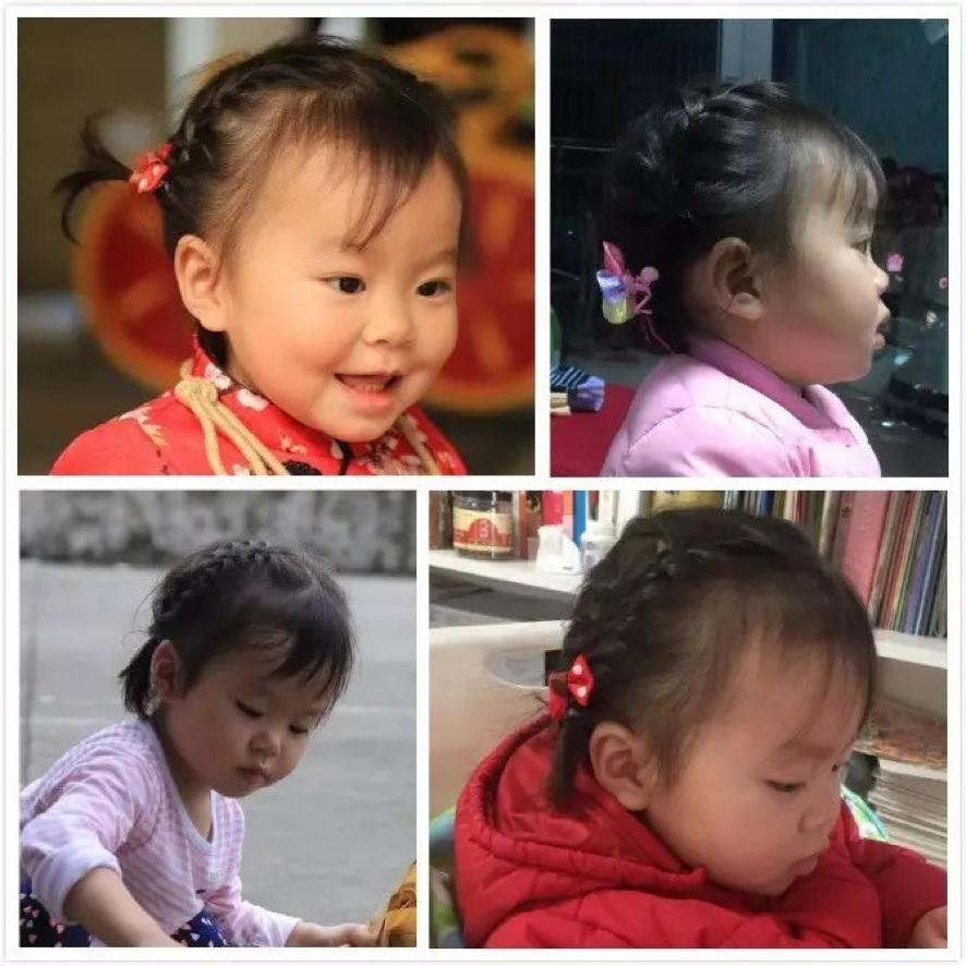 我有个小女儿,给她扎辫子是我至今乐此不疲的事