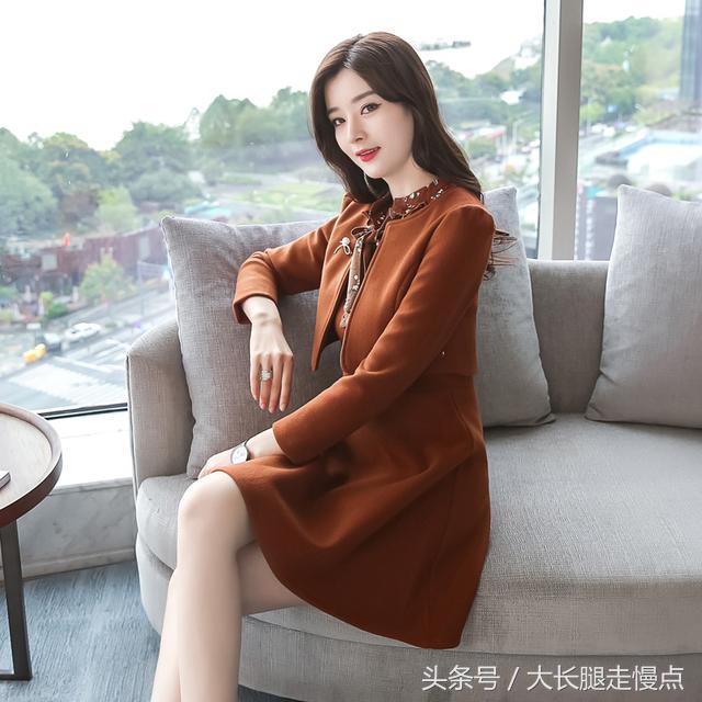 秋季显瘦收腰连衣裙,2022最流行的连衣裙显瘦遮冬肚