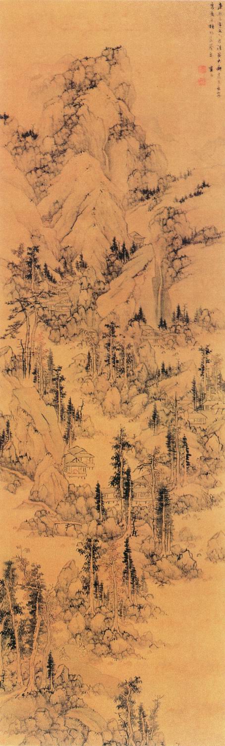 清代山水画图片大全曝光,清代山水画真迹图片