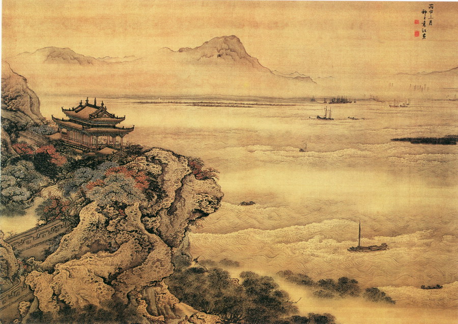 清代山水画图片大全曝光,清代山水画真迹图片