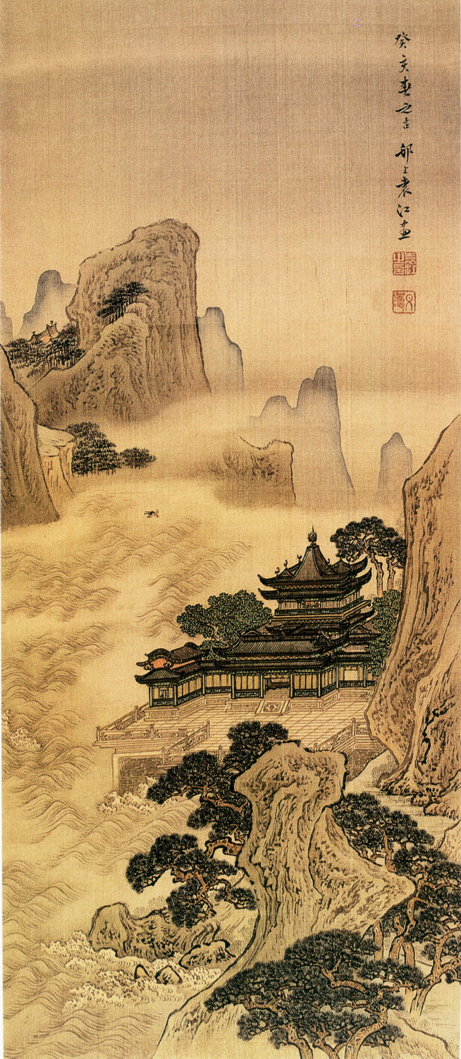 清代山水画图片大全曝光,清代山水画真迹图片