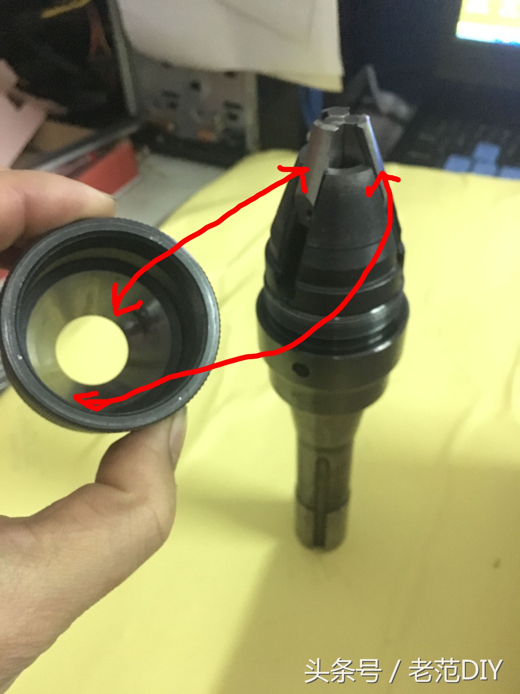 diy电钻夹头,diy夹头拆卸