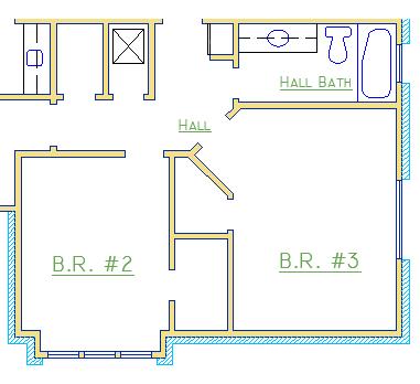 cad基础图四个圆,cad制图初学入门图层