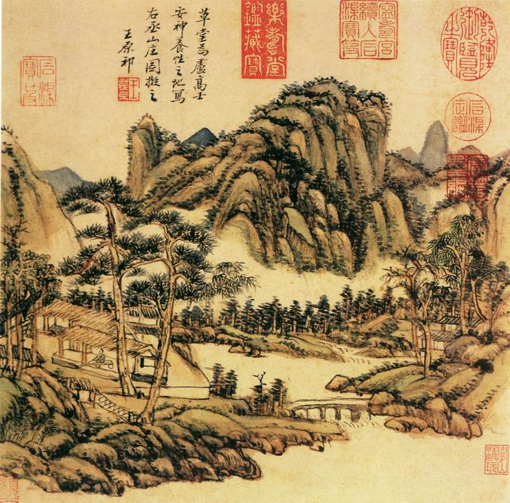 清代山水画图片大全曝光,清代山水画真迹图片