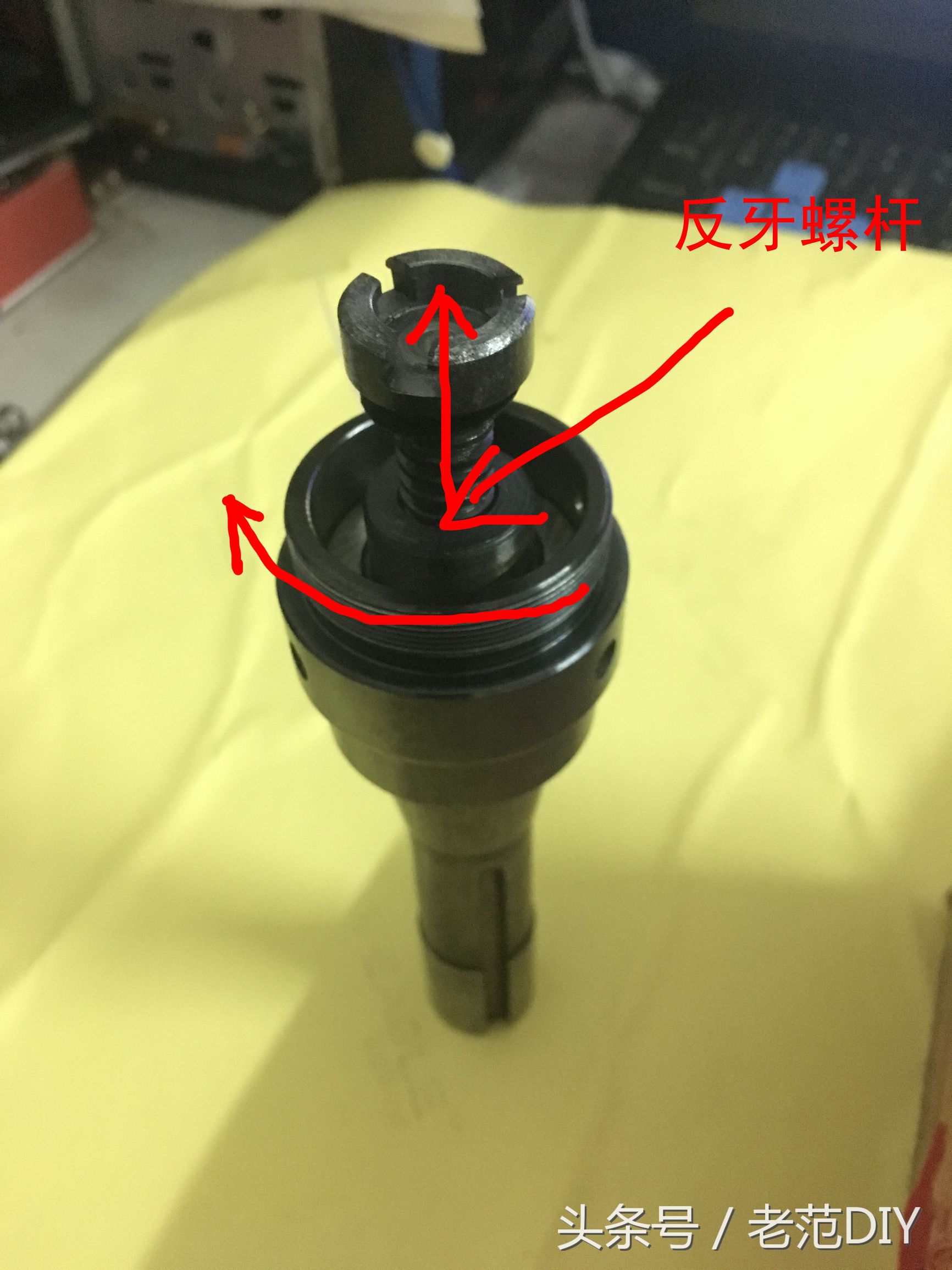 diy电钻夹头,diy夹头拆卸