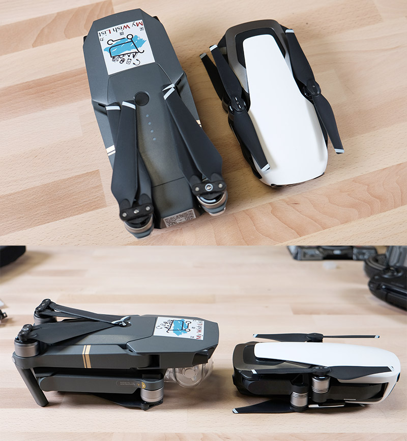 大疆MavicAir的对比初体验