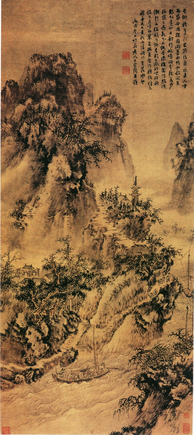 清代山水画图片大全曝光,清代山水画真迹图片