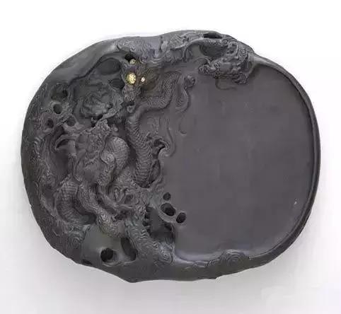 故宫博物院藏乾隆御用朱批砚,故宫博物院藏乾隆御用朱批紫砂砚