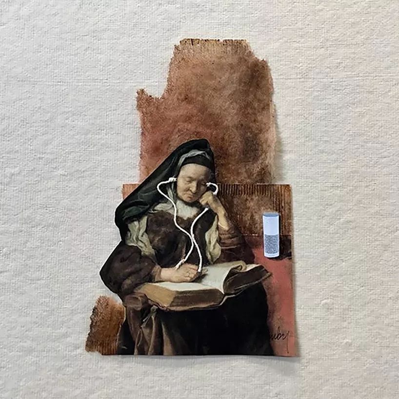 在红宝石银色的“茶包”上出现伦勃朗手持自拍杆