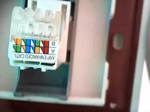 网线水晶头和插座接线图,公牛网线插座对应水晶头接法图解