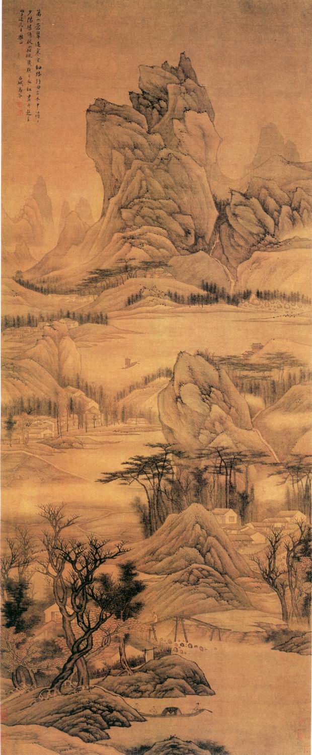 清代山水画图片大全曝光,清代山水画真迹图片
