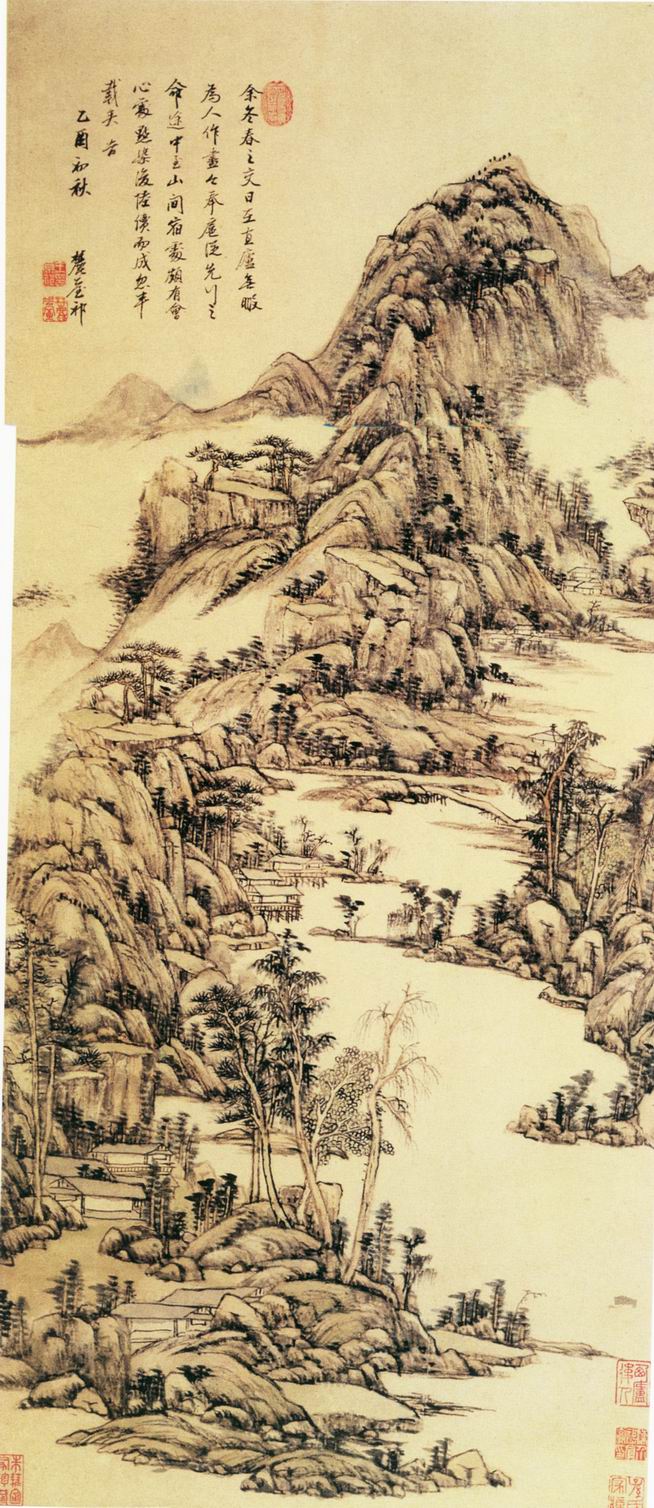清代山水画图片大全曝光,清代山水画真迹图片