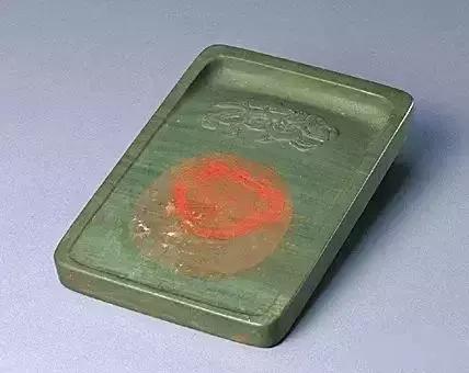 故宫博物院藏乾隆御用朱批砚,故宫博物院藏乾隆御用朱批紫砂砚