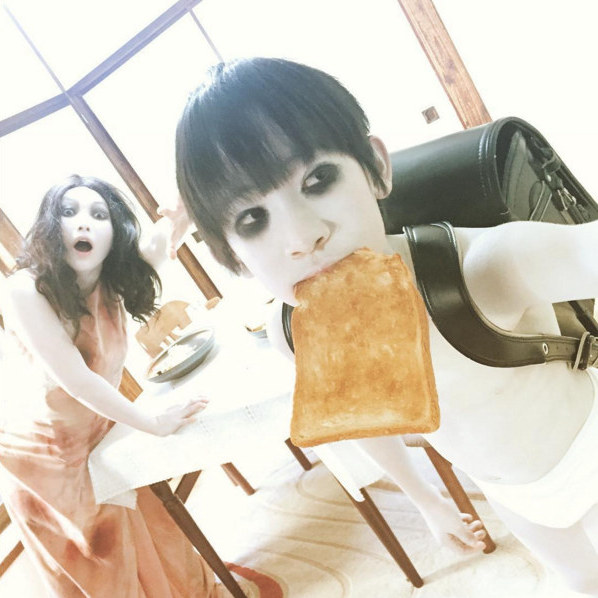 贞子和伽椰子恐怖片段,贞子vs伽椰子高能片段