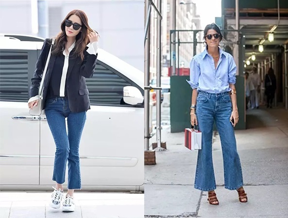 高圆圆和杨幂同穿绿色的裙子,杨幂高圆圆穿毛衣