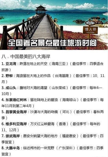 什么时候应该去哪里玩，你造吗？