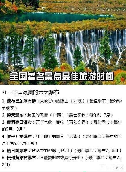 什么时候应该去哪里玩，你造吗？