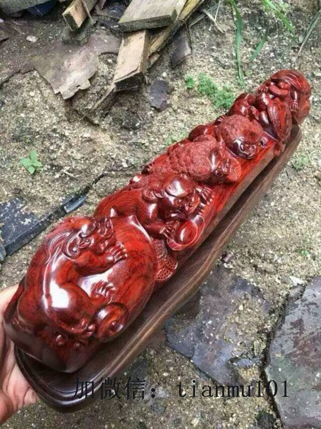 牛人制作的神器,手雕财神爷