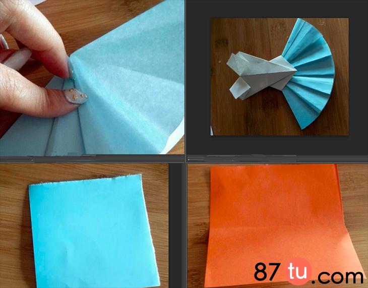 美少女战士手工折纸贺卡,少女们折纸简单教程