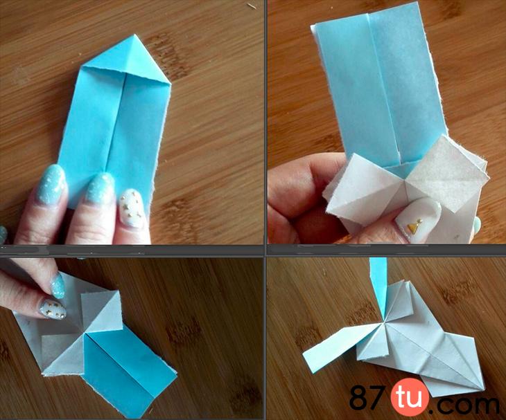 美少女战士手工折纸贺卡,少女们折纸简单教程