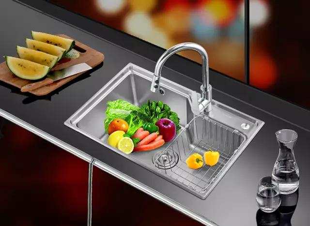 厨房大单槽选什么耐用,厨房下沉式大单槽