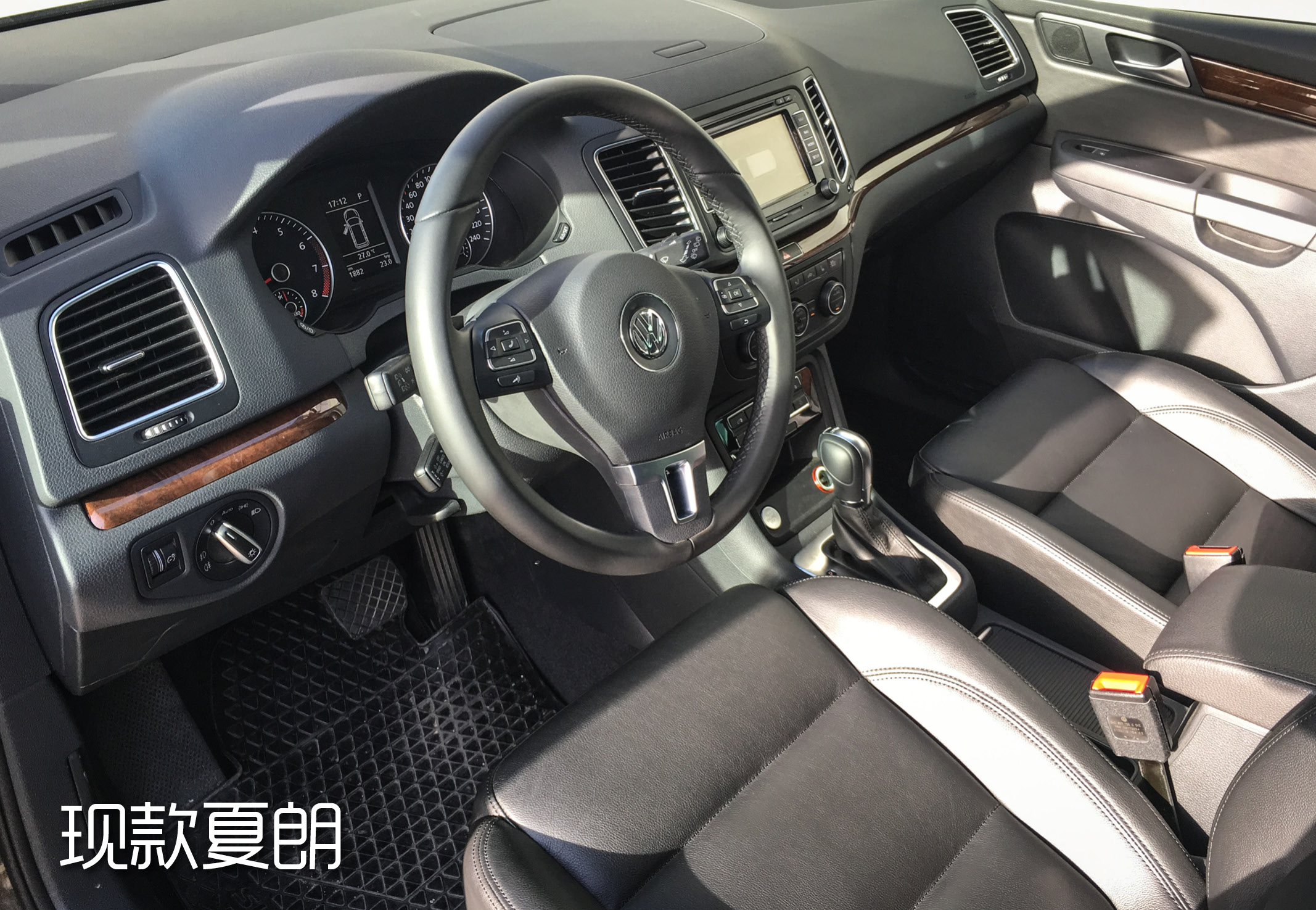 2017款大众夏朗7座mpv真实油耗,mpv商务车到店12年大众夏朗七座mpv