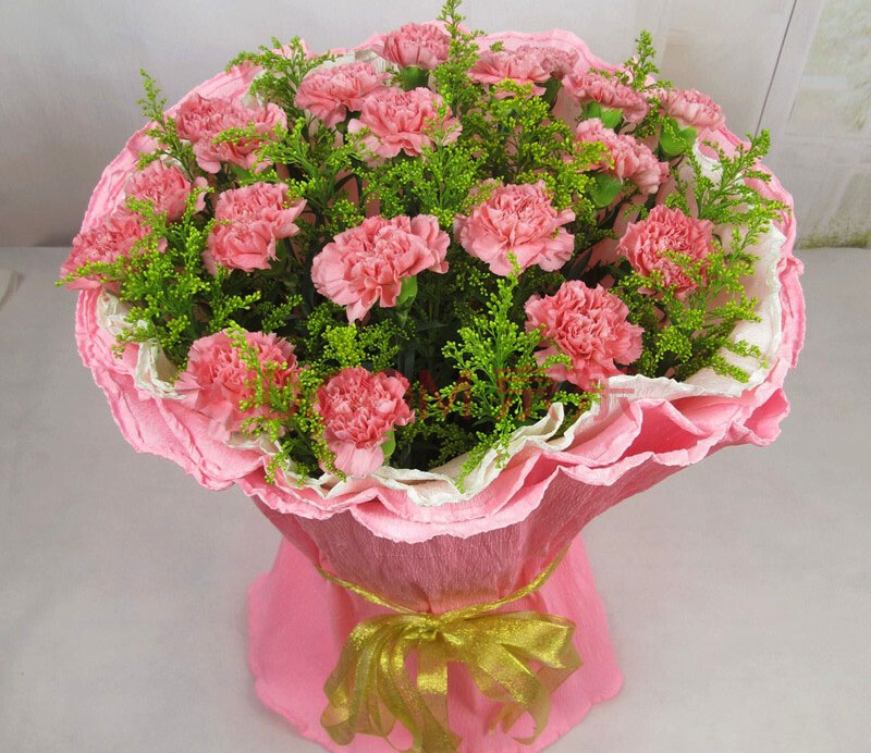 母亲节送几朵康乃馨花含义最好,母亲节送康乃馨配什么花最适合