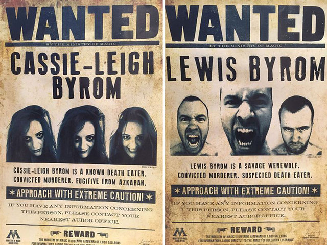 英国哈利夫妻,哈利波特婚礼快闪