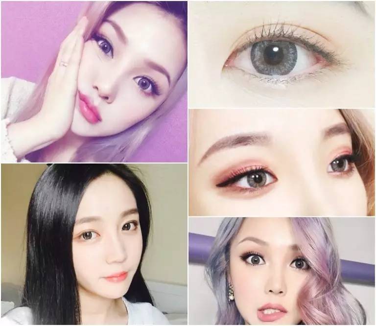 韩妞的眼影怎么盘,美瞳推荐韩系妆容