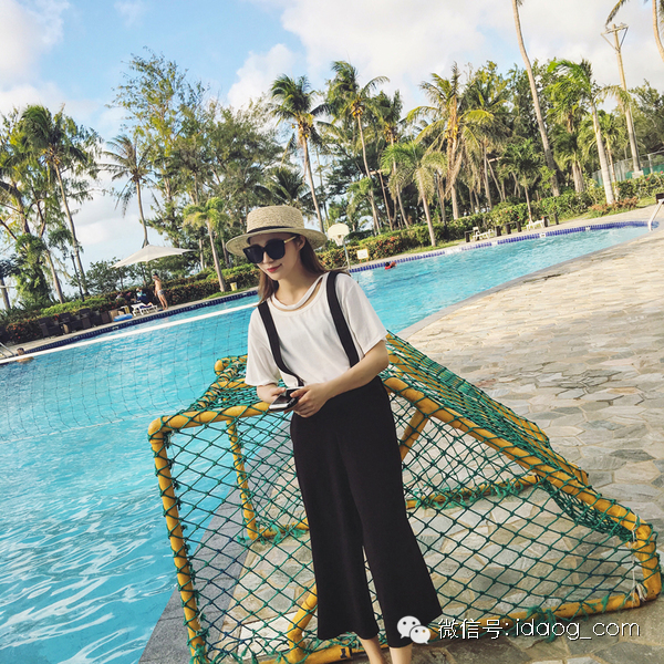 背呀么背带裤~~买了么？