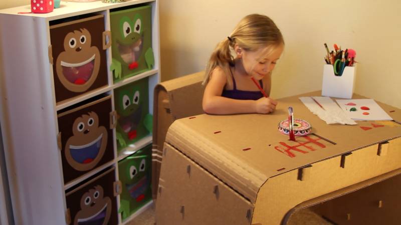 对甲醛说NO！瓦楞纸家具让你高枕无忧