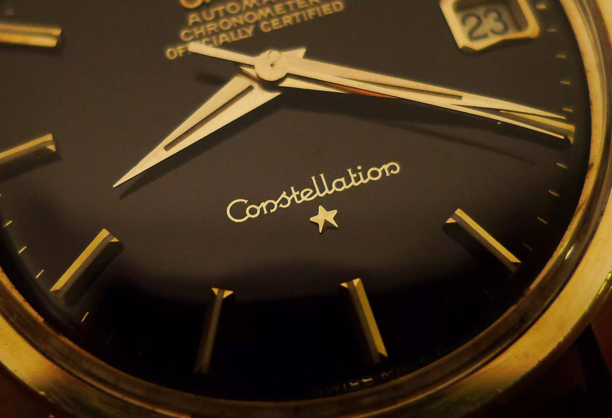 欧米茄星座双鹰2003款黑面,欧米茄古董表鉴别