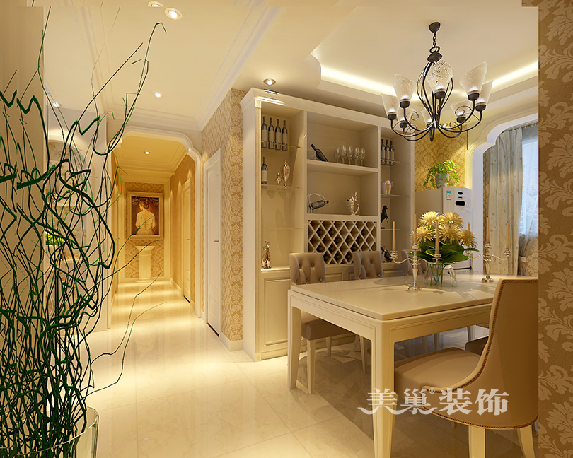 正商明钻一期两室一厅装修,郑州正商恒钻150平轻奢风图片