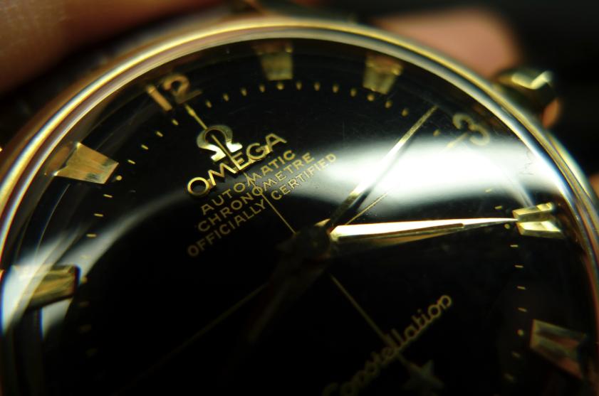 欧米茄星座双鹰2003款黑面,欧米茄古董表鉴别