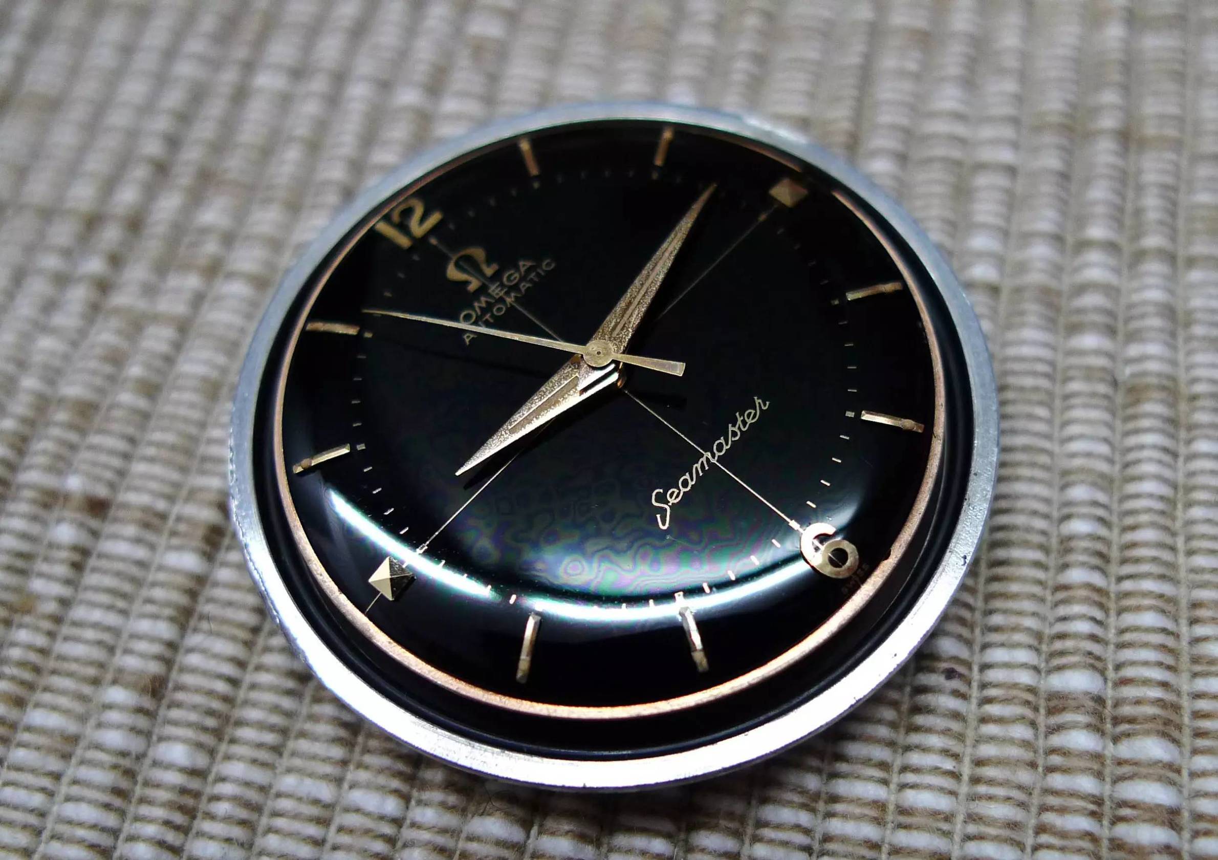 欧米茄星座双鹰2003款黑面,欧米茄古董表鉴别
