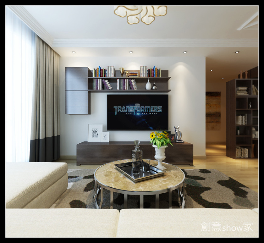 爱读书的家庭怎么装修,宜家复古风样板间