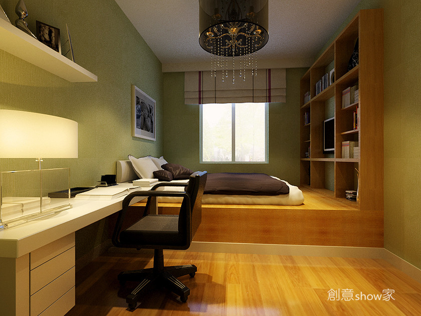 爱读书的家庭怎么装修,宜家复古风样板间