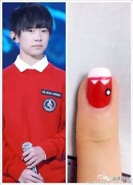 男团同款美甲,韩国男团同款美甲图片