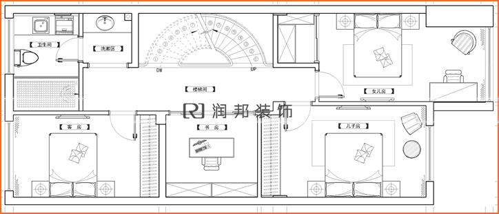 天鹅湖凡山新中式,天鹅湖印象133平装修效果图