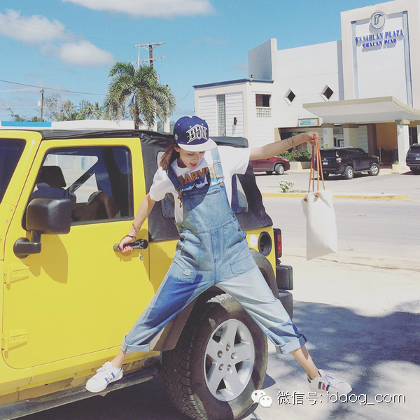 背呀么背带裤~~买了么？