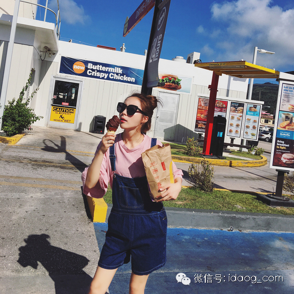 背呀么背带裤~~买了么？