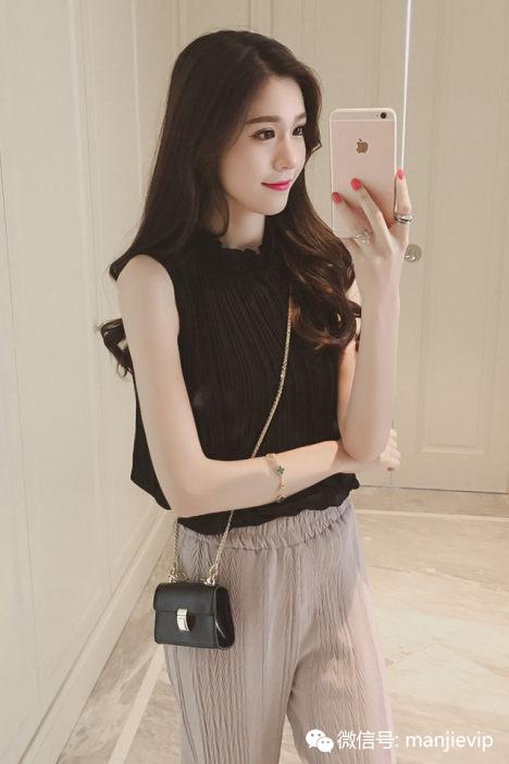 夏季慵懒风宽松韩版外穿百搭上衣 (韩版宽松bf慵懒风百搭t恤上衣)