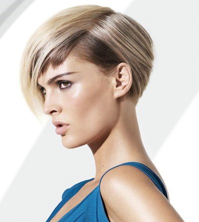 不对称沙宣头发型图片,不对称沙宣中长发型图片