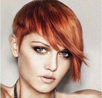 不对称沙宣头发型图片,不对称沙宣中长发型图片