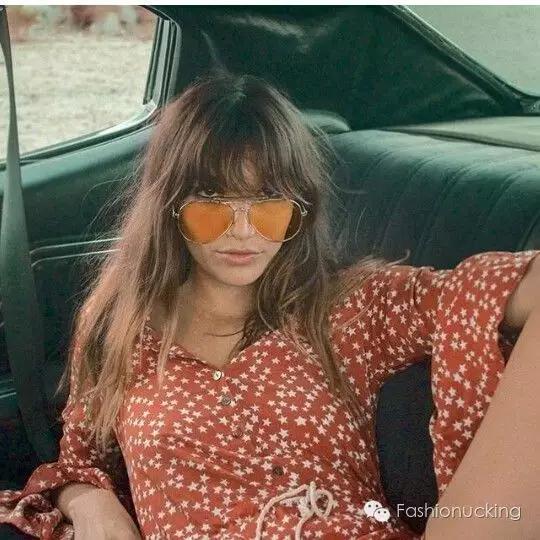 茶色墨镜新款太阳镜高级感,复古潮流墨镜