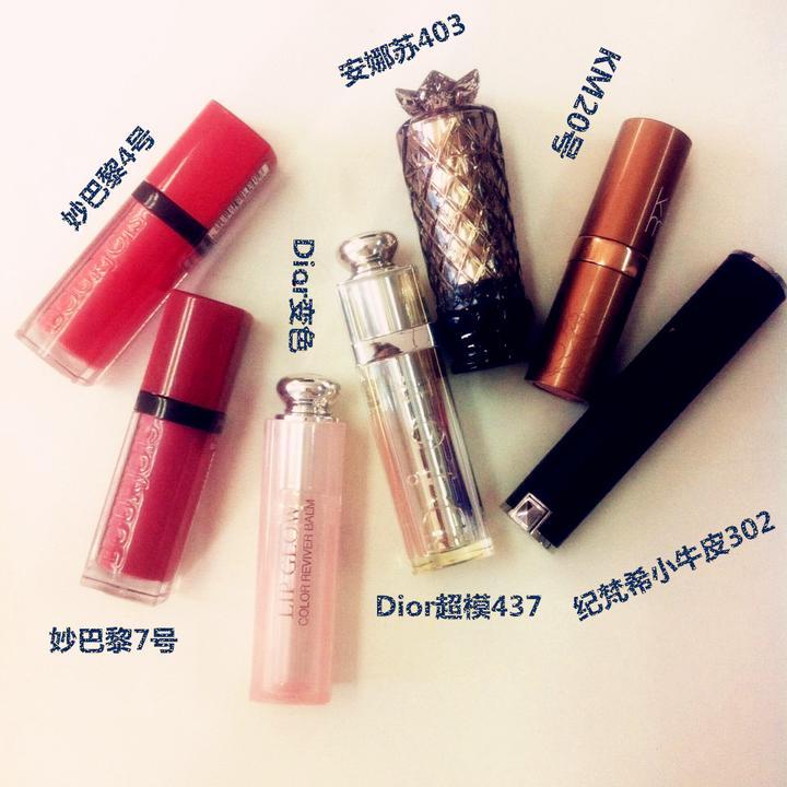 看看口红的颜色,我的小众口红们