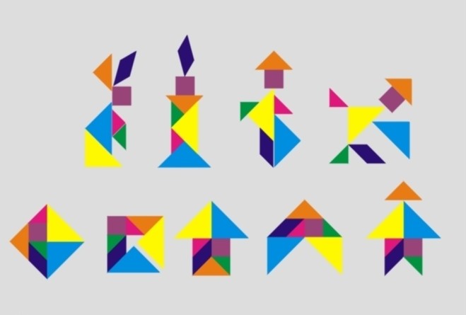 益智玩具七巧板原来的样子,七巧板玩具怎么玩体现层次性