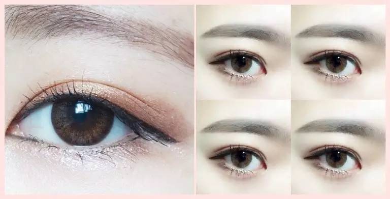 韩妞的眼影怎么盘,美瞳推荐韩系妆容